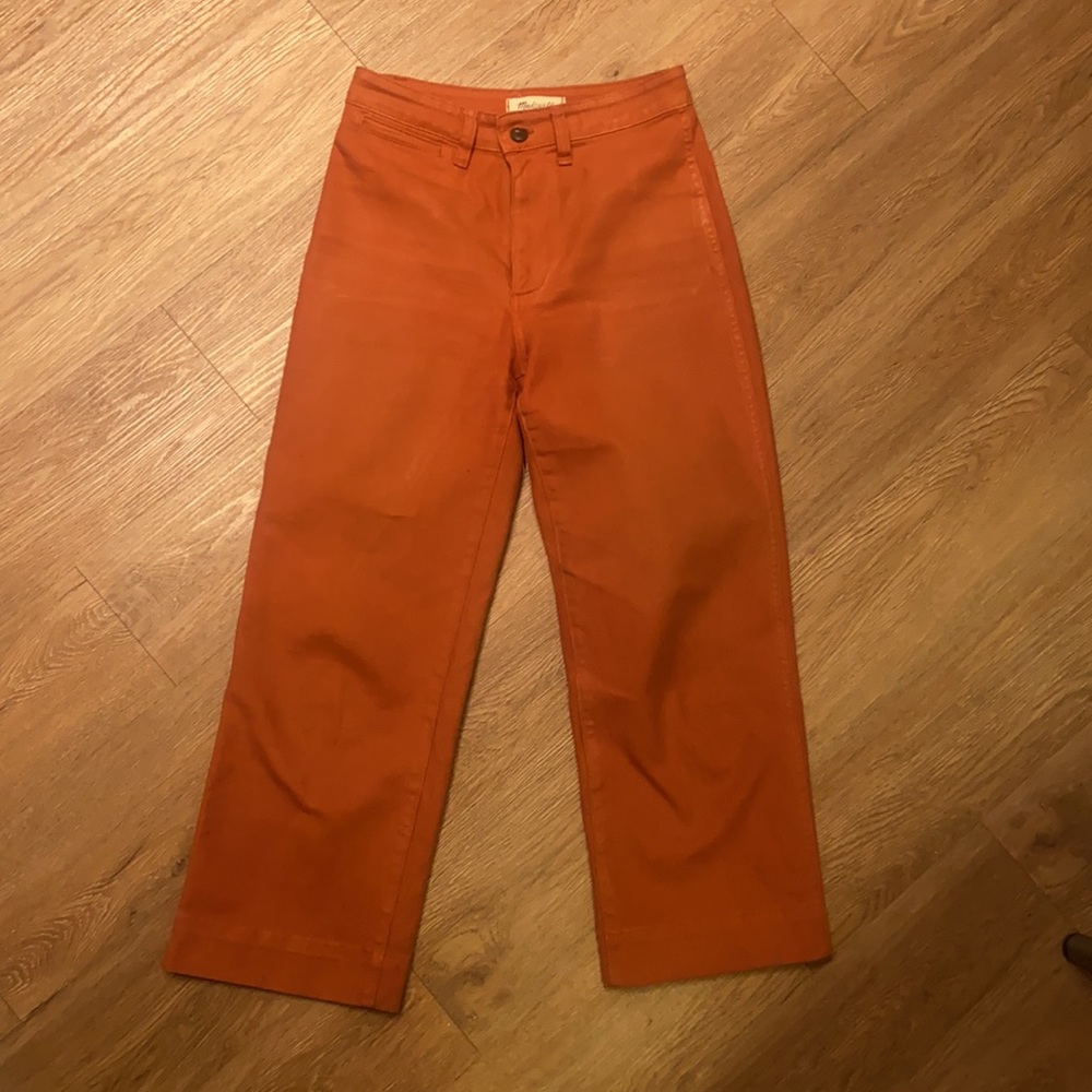 Madewell Burnt Orange Emmett pants